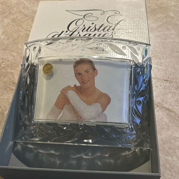 CRISTAL D’ARQUES French Crystal Frame NWT - Picture 2 of 8